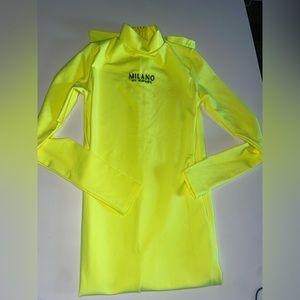 Extra long fitted dress